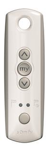 TELIS SOLIRIS RTS PURE - Single channel remote control handset, for indoor use, for individual control of a Somfy radio technology enabled awning and associated sun function.
