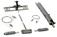 GARAGE DOOR LOCKING KIT - Linked to the connecting arm of the Somfy garage door operator, it is used to automatically unlock the door before it opens and relock when the door is closed.