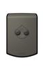 2 CHANNEL RADIO WALL SWITCH RTS  - Radio wall switch to control two Somfy RTS applications (garage door, gates, lighting, etc.).
