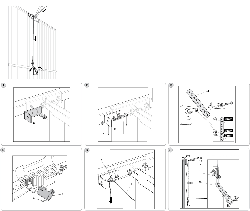 External decluching installation
