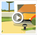 Power cut! Use the manual release or battery back-up for manual operation.