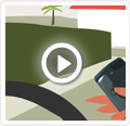 Open your gate with a single click without leaving the car.