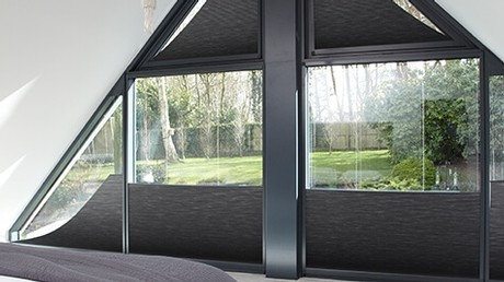 Double pleated fabric