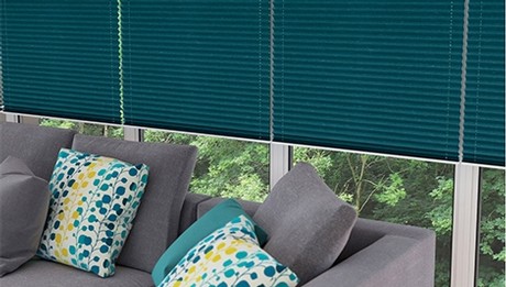 Pleated blinds