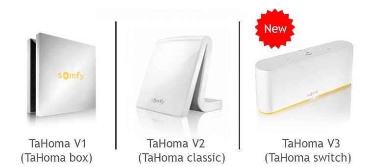 Indepth comparison of the new Somfy connectivity kit with the Tahoma Switch  